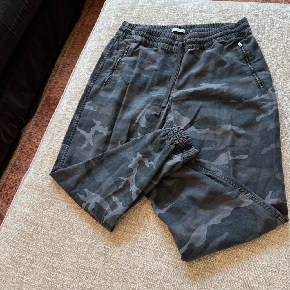 TNA Aritzia - Women's Alix Gray Camo Camouflage Ankle Jogger Pants Sz L